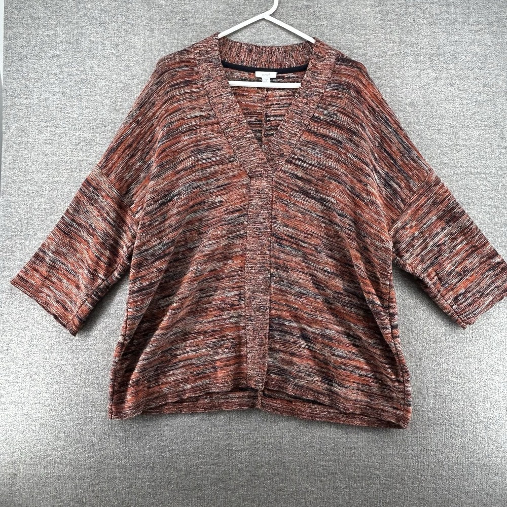 Pure Jill By J Jill Sweate Campari Women Medium V Neck‎ Winter